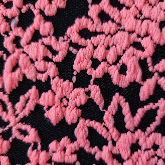 B_ Envied floral lace mini dress Pink a - Picture 7 of 8